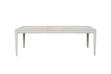 Expandable Leg Tablewith Metal Inlay - Vanilla B2699P310415