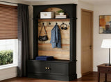 Entryway Coat Rack Shoe Storage 75629050