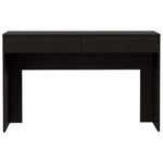 ZUN Acre Writing Computer Desk, Two Drawers -Black B20091889