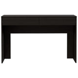 ZUN Acre Writing Computer Desk, Two Drawers -Black B20091889