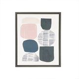 Grey Rock Garden Gel Coat Framed Canvas 2 Piece Set B035100374