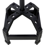 Pneumatic 360 Degree Swivel Stool, Mechanics Rolling Creeper Seat, Heavy Duty Mechanics Stool,black W46590157