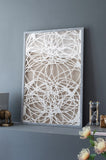 S/2 Leaf Shadow Box Wall Dcor, 23.5x1x35.5" W2078P205298