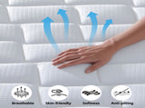 Alwyn Home Innerspring Mattress Medium Hybrid Mattress in a box With Certipur-US Certified Pocket W3203P293165