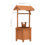 Garden Bed Wooden Wishing Well 14483330