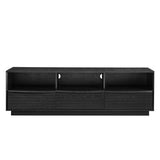 63" Mid-Century Modern TV Stand for TVs up to 75", Thick Sturdy Farmhouse Entertainment Cabinet, W1801P291993