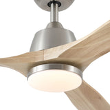 52 In.Intergrated LED Ceiling Fan Lighting with Remote Control W1367P246942