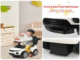 3-in-1 Kids Ride On Push Car for 12-36 Months Removable Handle Anti-Roll Board Horn Music White 25323980