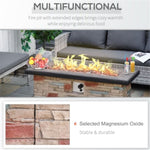 ZUN Fire Pit Table 86957540