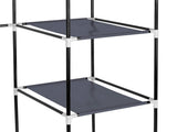 69" Portable Clothes Closet Wardrobe Storage Organizer with Non-Woven Fabric Quick and Easy to 65486617