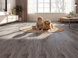 48-Pack Wood Look Vinyl Plank Flooring, 36 Sq.Ft Waterproof PVC Floor Tiles for Home- Gray 90887512