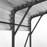 20x20FT Metal Carport Heavy Duty with Galvanized Steel Roof, Outdoor Garage Car Shelter Shade for 2 W2556P266777