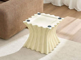15.16 inch Side Table Vintage Sturdy Fiberglass Table For Living Room Apartment No Need Assembly W876P408752
