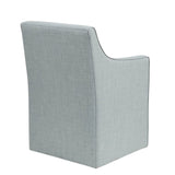 Skirted Dining Arm Chair with Casters B035P217811