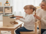 25-Key Kids Piano Keyboard - Realistic Sound & Finger-Sized Keys, Wooden Educational Toy for 3 90415903