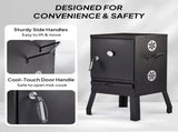 Portable Outdoor Smoker with 2 Detachable Grill Netting Smoking Racks, Charcoal Pan, 4 Air Vents, 54938531