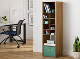 5 Cube Vertical Storage Organizer, Warm Walnut 03594437