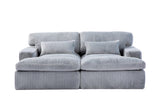Double Chaise Lounge Chair Indoor,Oversized Upholstered Sleeper Cloud Couch,Deep Seat Luxury Sofa 96861090
