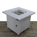 ZUN 25'' H x 30'' W Steel Outdoor Fire Pit Table with Li B120P205883