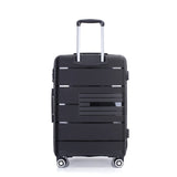 Hardshell Suitcase Double Spinner Wheels PP Luggage Sets Lightweight Durable Suitcase with TSA W284112584