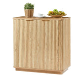 31.5'' Buffet Cabinet Sideboard with Storage Curved wave Design for Bedroom, Living Room, Hallway, 38642920