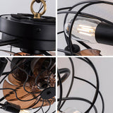 New Model 26 Inch Ceiling Fan Light With 6 Speed Remote 5 Blade Reversible DC Motor For Bedroom W2991P343762