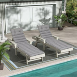 NEW 2PCS Set Outdoor Lounge Chair Cushion Replacement Patio Funiture Seat Cushion Chaise Lounge W419P269600