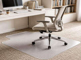 Clear PVC Office Chair Mat with Lip for Low-Pile Carpet, 35.4 x 47.2 Inches 36035324