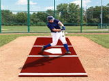 10ft x 3ft Softball Pitching Mat with Artificial Turf, Indoor & Outdoor Training Aid for Pitching 66618255