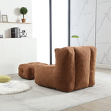 Fluffy bean bag chair, comfortable bean bag for adults and children, super soft lazy sofa chair with W1996P190379