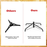 7ft Slim Pencil Christmas Tree - Space-Saving Design for Small Corners, 700 Realistic PVC Branches 99576991