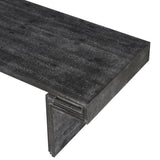 American Vintage Industrial Coffee Table, Premium Reclaimed Wood Texture Rectangular Design, W1445P287875