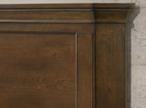 Maderne Traditional Wood Panel 6 pieces King Bed set with Dresser, Mirror, Two Nightstands, Chest T2574P204904