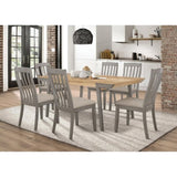 Grey Padded Side Chair B062P153692