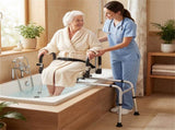 Sliding Shower Chair , 4-Position Swivel Seat & Left-Right Slide, 300LBS Capacity 29678613