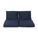 HONOLULU CLUB CHAIR CUSHION SET, BACK CUSHION AND SEAT CUSHION, NAVY, SET OF 2, N775P270231N