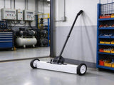24" Magnetic Sweeper with Wheels, 50 lbs Heavy-Duty Magnetic Pickup Sweeper with Telescoping Tool & 63695338