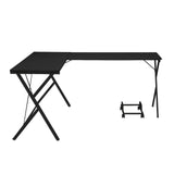 L-Shape Computer Desk with Computer Holder, Black B016P312615
