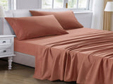 Bed Sheets 4-Piece Set OEKO-TEX Certified Bedding with Fitted Sheet, Flat Sheet & Pillowcases 53746516