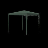 3 * 3m 4 sided , spiral tube pergola made of green PE fabric, 10'x10 'party tent with 4 81246645