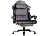 Ergonomic Gaming Chair, Video Game Chair with Pocket Spring Cushion and Footrest, Height Adjustable 61071422