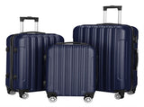3-in-1 Multifunctional Large Capacity Traveling Storage Suitcase Luggage Set Navy Blue 12271281