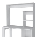 ZUN Carroll Computer Desk with Hutch and Storage Shelves B128P148681