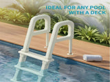 Heavy Duty In-Pool Ladder, Swimming Pool Step Pool Stairs for Above-ground Pools, Adjustable from 47015769