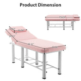 ZUN Professioanl Massage Table , Backrest Adjustable, Removable Headrest, Bottom Shelf Storage , Memory 81227602