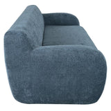U_Style 81.5" Minimalist Compression Sofa, Curved Design, 3-Seater Casual Sofa for Living Rooms, N711P192002C