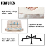 UPGRADE! Larger Size 360&deg Swivel Home Office Desk Chair with Wheels W1403P155225