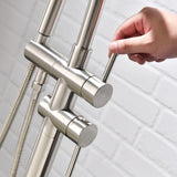 Single Handle Freestanding Tub Filler Floor Mount Bathtub Faucet with Handheld Shower W1932P172283