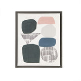 Grey Rock Garden Gel Coat Framed Canvas 2 Piece Set B035100374