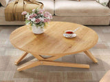 Round 2-in-1 Transformer Coffee Table with Adjustable Height, 16.5" for Coffee Table, 29.5" for N735P369877N
